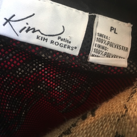 Vintage 80s Kim Rogers Full Zip Floral Jacket - Picture 7 of 7